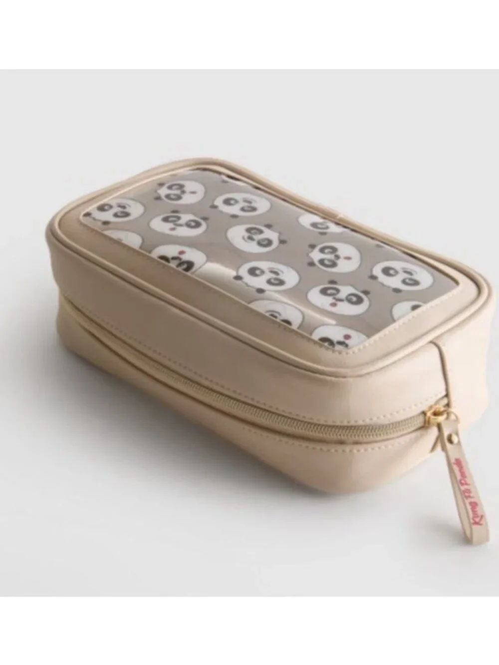 Kung Fu Panda X Primark Cosmetic Pouch Makeup Bag Po All Over Print Clear NWT